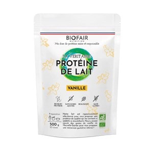 Whey protéine bio - vanille - 500g